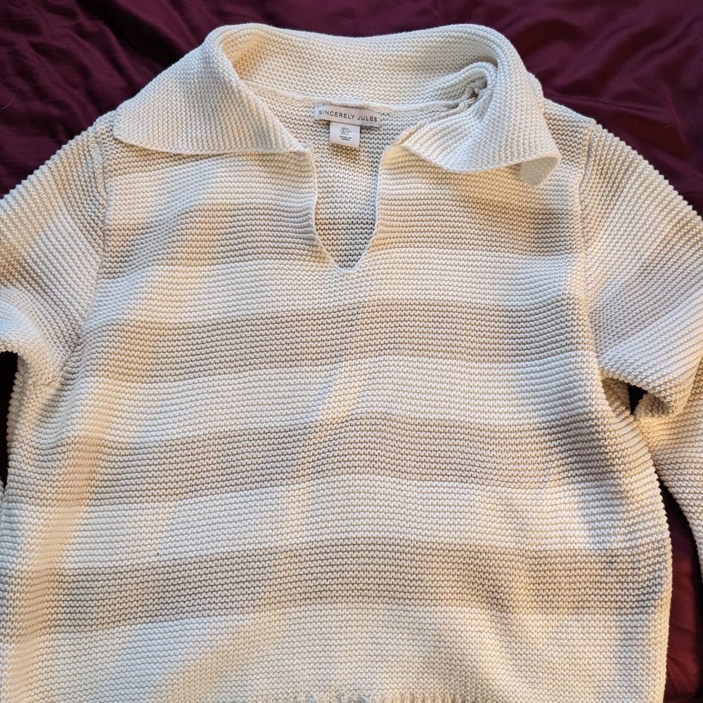 Sincerely Jules Size Large Knit Sweater Top